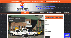 Desktop Screenshot of durablefloors.co.za